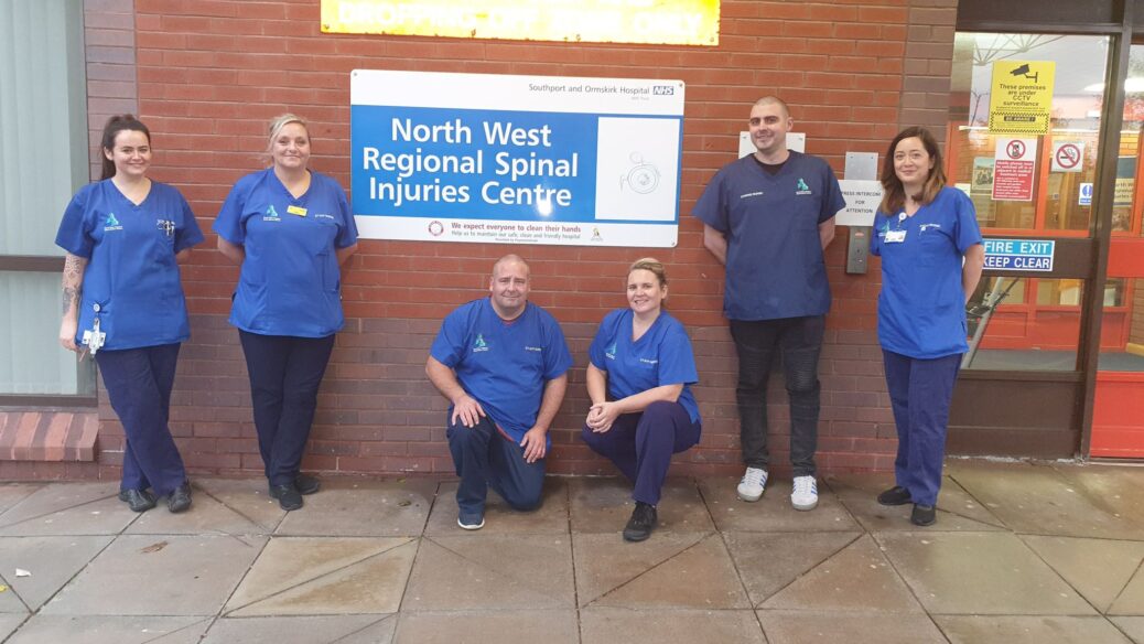 A fundraising walk will take place between Southport and Liverpool to raise money for a new minibus for the North West Regional Spinal Injuries Centre in Southport