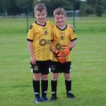 Harry Cottam, 9, and Leighton Hock, 10, are raising money for Southport FC