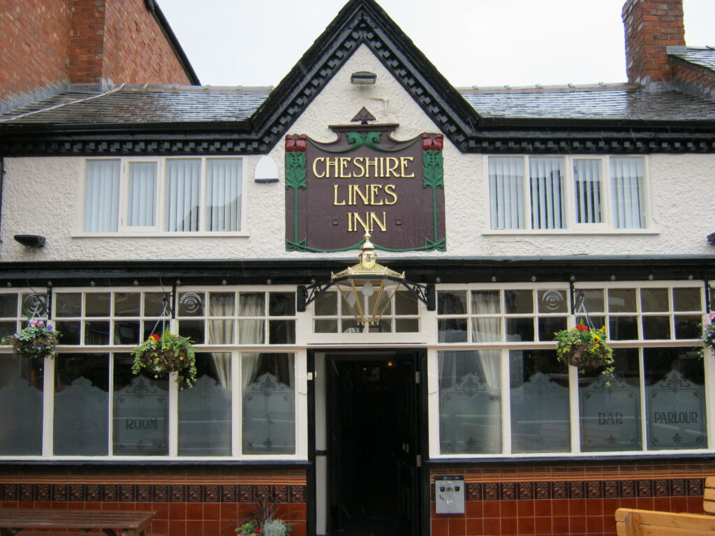 The Cheshire Lines pub on King Street in Southport