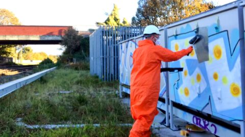 Southport railway graffiti cleared as vandals told to stay away