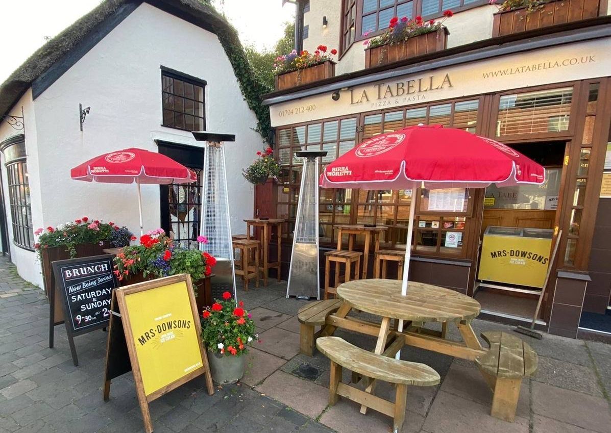 La Tabella restaurant on Botanic Road in Churchtown in Southport