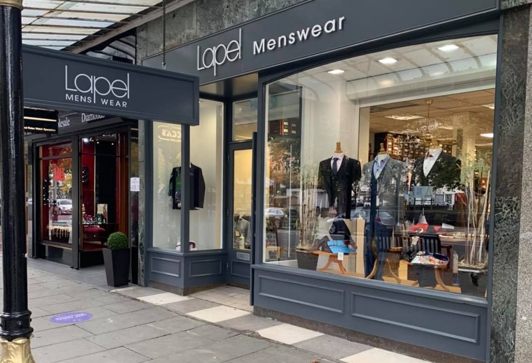 Lapel Menswear on Lord Street in Southport