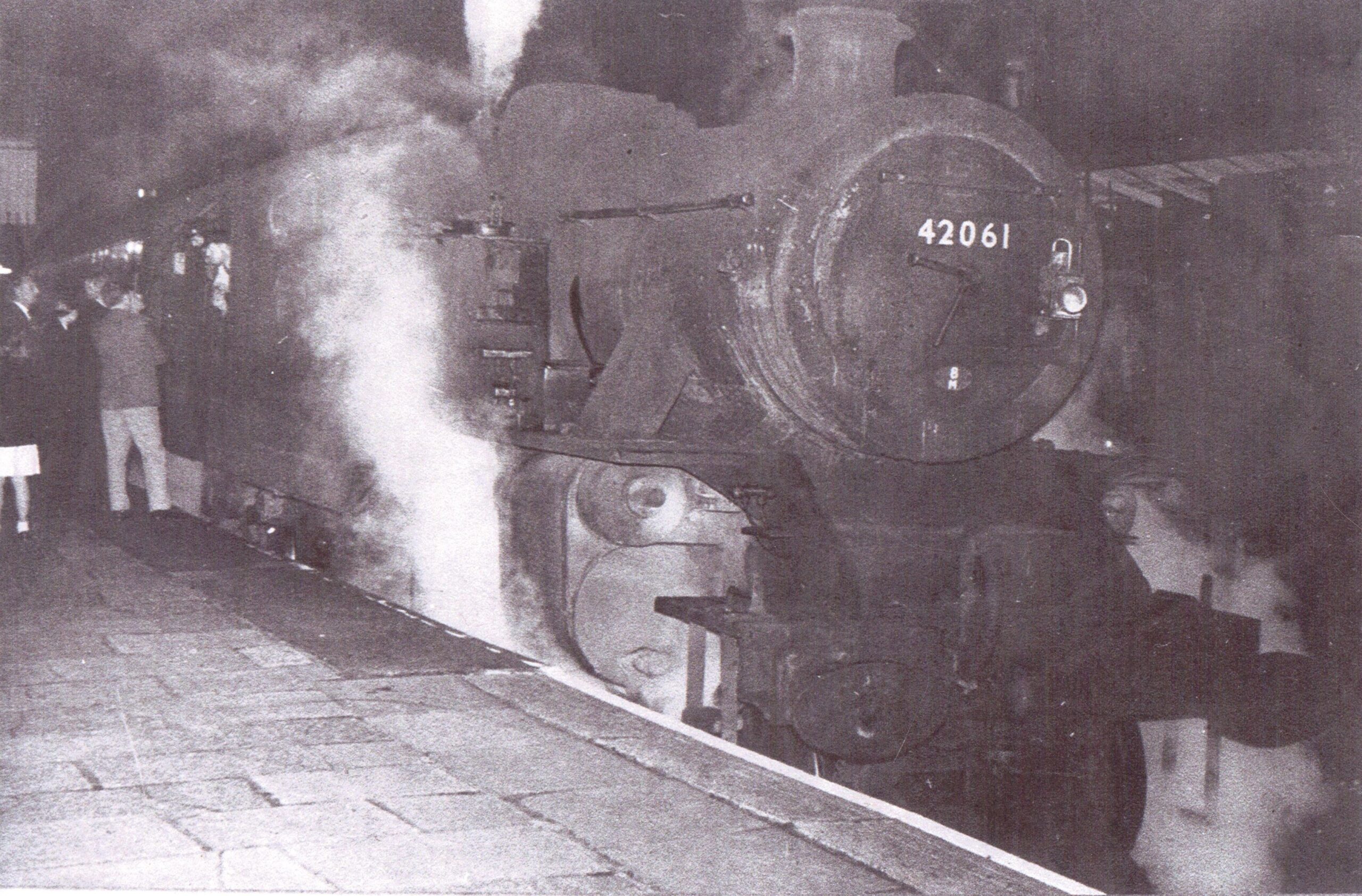 End of the line - Preston Railway Station, on the last service to Southport on Sunday September 6th 1964. Photo courtesy of Keith Hick