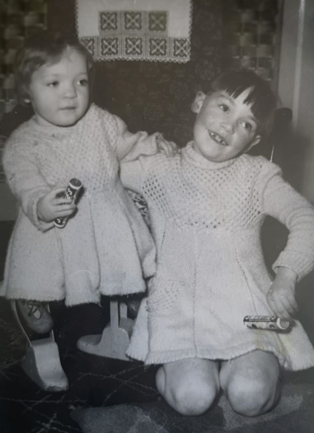 Teresa Smith from Southport is celebrating her 60th birthday. She is pictured with her sister Annette.