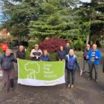 Volunteers at the Botanic Gardens in Southport with their Green Flag Award