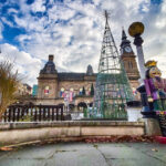 A Nutcracker stands guard outside The Atkinson on Lord Street in Southport. photo by Matt Dodd