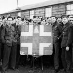 The World War Two 611 Squadron tally board at RAF Woodvale near Southport