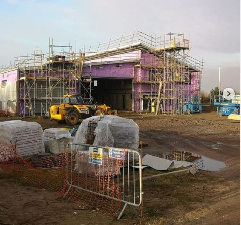 The new Southport Lifeboat building under construction