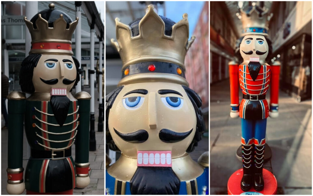 Nutcrackers in Southport as part of the Southport BID Nutcracker Trail