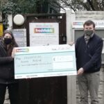 Local solicitor, Mike Prendergast of Dickinson Parker Hill Solicitors, has presented a cheque for £5,495 to Freshfields Animal Rescue following Charity Will Month