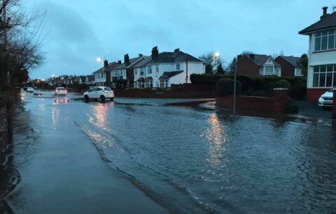 Storm Christophe Weather Warning upgraded to Amber as floods close roads and railways