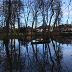 Flooding at Botanic Gardens in Churchtown in Southport. Photo by Andrew Brown Media