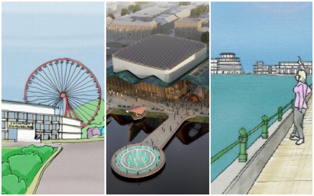Suggested new developments for the Marine Lake in Southport