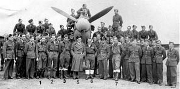 Airmen of one of the Polish Squadrons stationed at RAF Woodvale during its early days