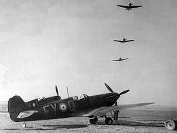 A Spitfire Squadron stationed at RAF Woodvale during World War II