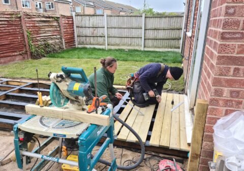 Family ‘overwhelmed’ as kind firm rebuilds sensory garden for girl with Down’s Syndrome