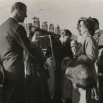 Prince Philip and Queen Elizabeth II during a visit to Crosby and Bootle in 1954. Photo courtesy of Sefton Council