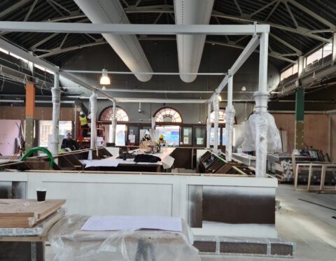 New Southport Market feature bar takes shape as pictures reveal progress