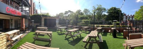 Carlton bar in Southport unveils its brand new beer garden