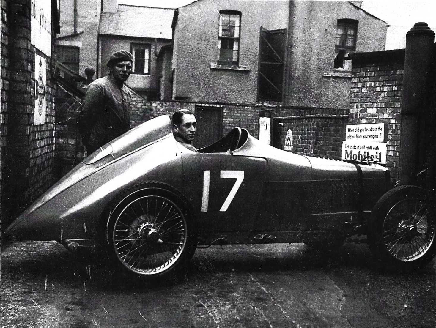 The MG J3 in Southport in 1938. Does anyone recognise where this could be in Southport? Photo by Nev Churcher