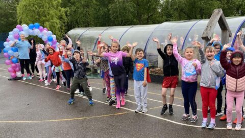 Norwood Primary School children raise £7,000 for Cancer Research through Race For Life