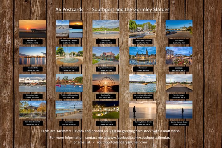 Postcards of Southport by Roger Green Photography