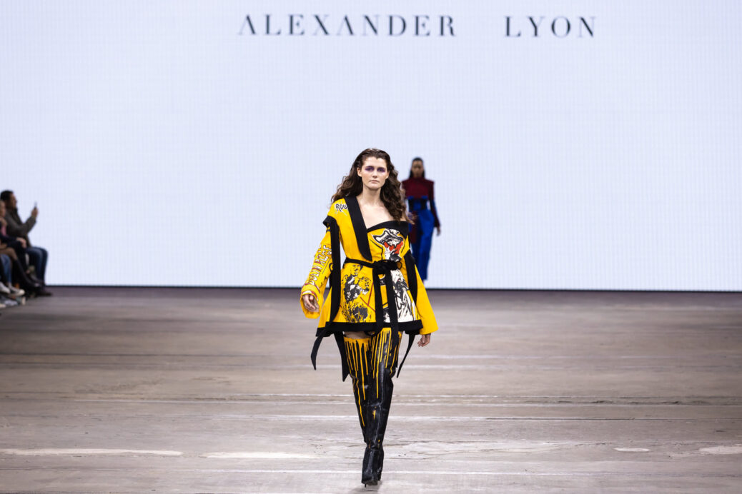 Alexander Lyon from Birkdale unveiled his inaugural collection at Afterpay Australian Fashion Week in Sydney