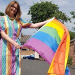 Birkdale Park Nursing Home in Southport celebrated Pride in colourful style. Pictured is Helen Jones the Activities and Wellbeing Co-ordinator