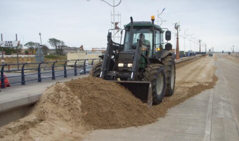 90 tonnes of sand cleared from Southport coastal path by Sefton Council