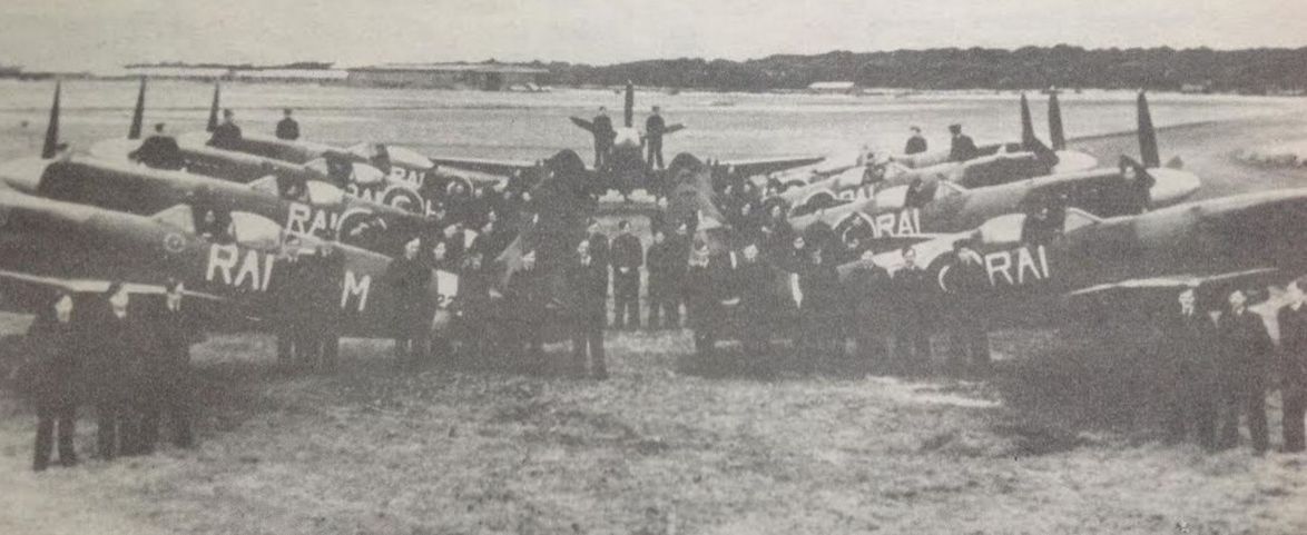The Spitfires of 602 Squadron at RAF Woodvale near Southport in World War Two