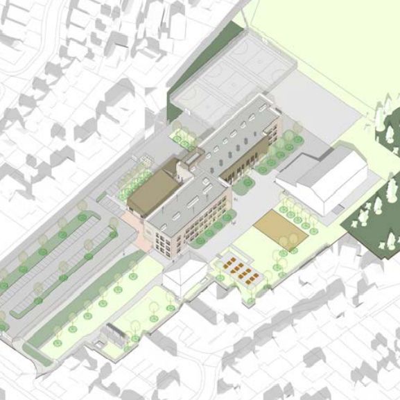 An artist's impression of how the new look Tarleton Academy could look