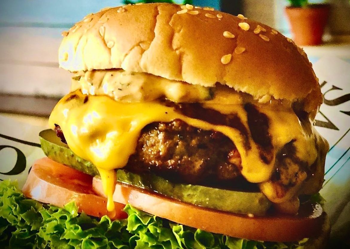 A burger at Allotment in Southport