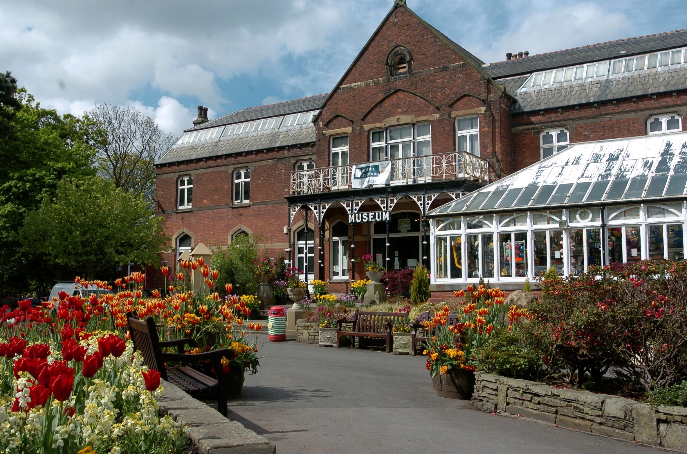 The Botanic Gardens Museum and cafe  in Churchtown, Southport. Photo by Barrie Mills