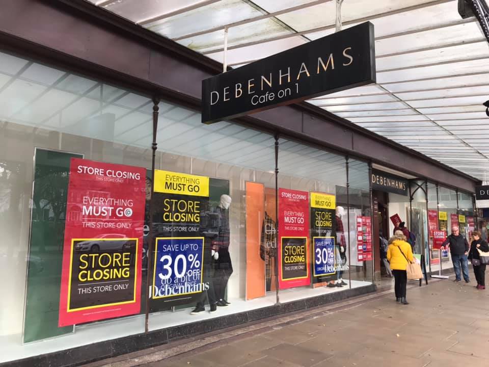 The former Debenhams department store on Lord Street in Southport