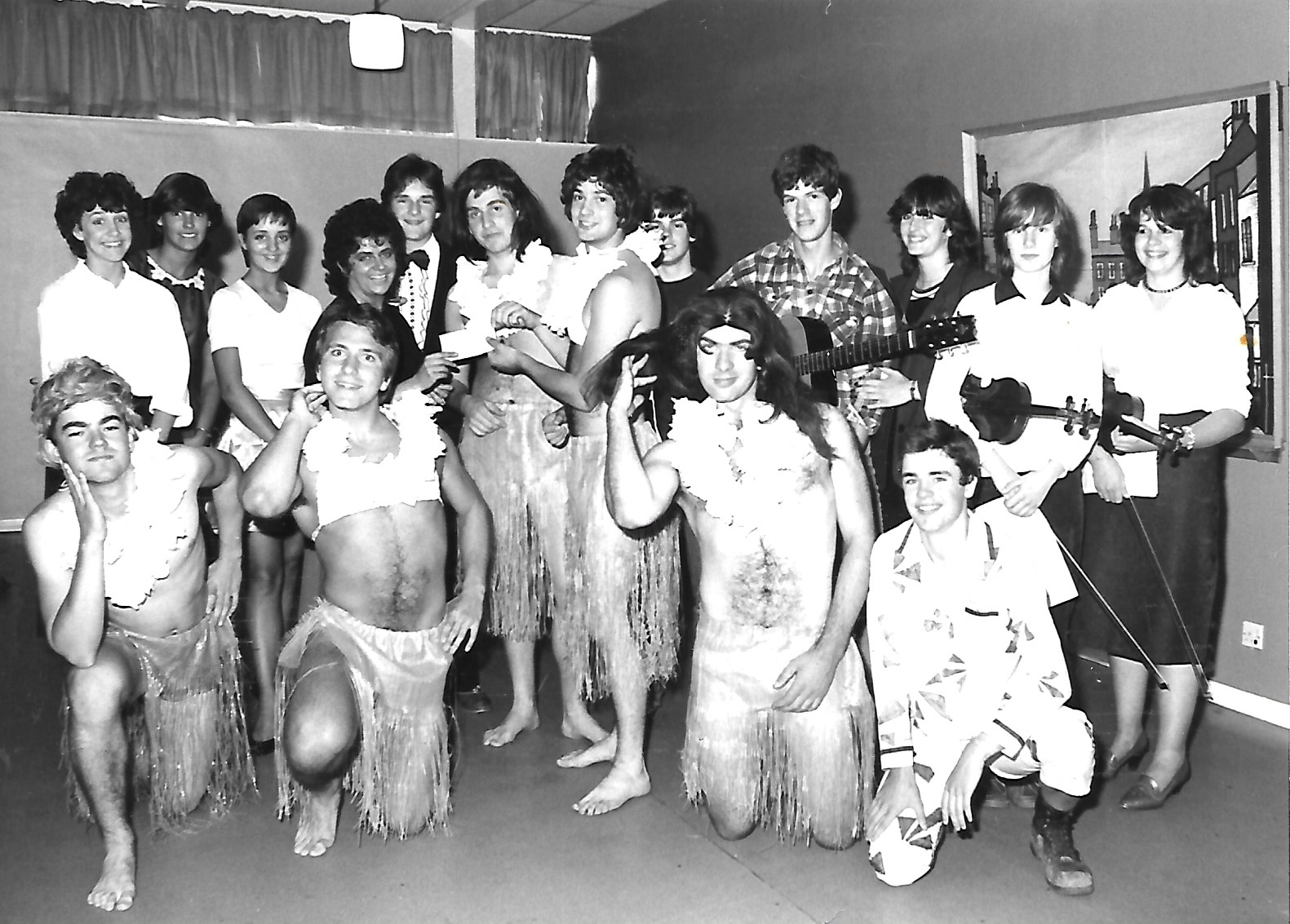 Southport did fancy dress in style back in the 1980s! These hula girls were part of a show at the Mornington Road Centre in September 1981