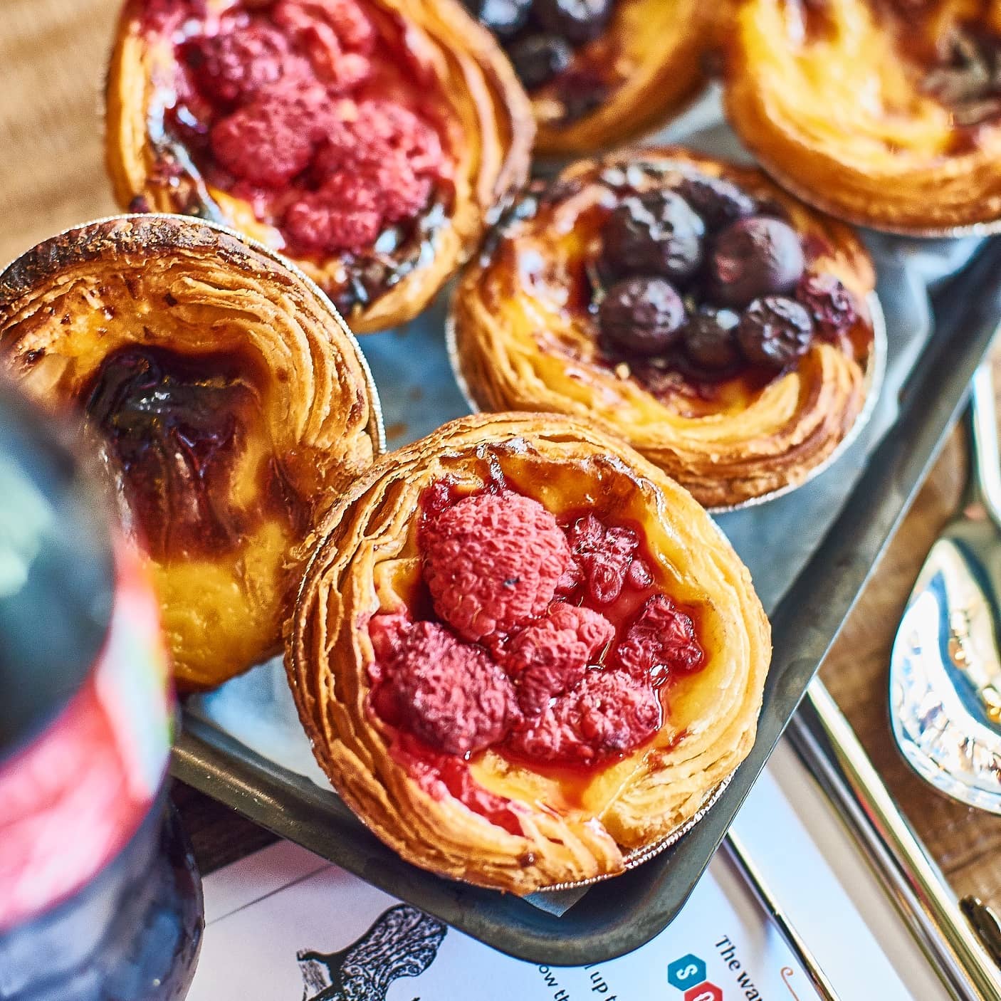 Tarts from the King Street Bakery at Southport Market