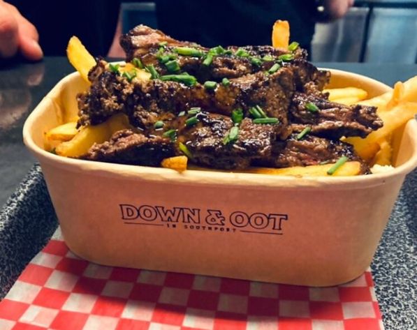 Steak Poutine at Down and Oot at Southport Market