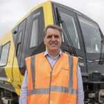 Liverpool City Region Metro Mayor Steve Rotheram with the new Merseyrail for All battery powered trains. Picture by Jason Roberts