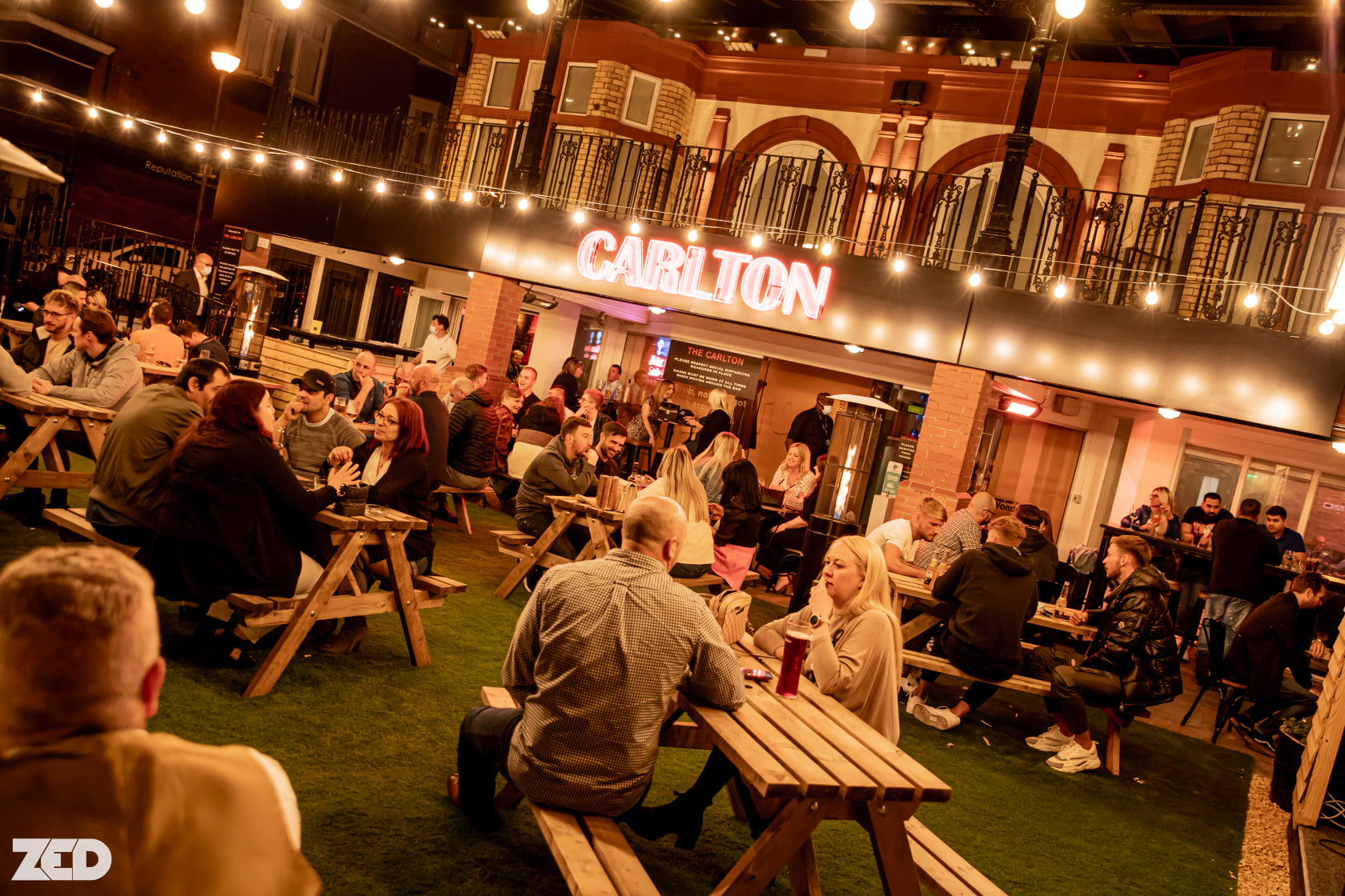 The Carlton bar on Lord Street in Southport. Photo by ZED Photography