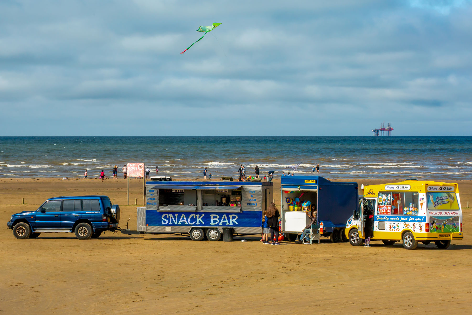 Kathy Lowe is saying farewell to her customers after running the Snack Shack on Ainsdale Beach in Southport since 1978. Photo by Roger Green of Roger Green Photography