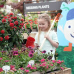 Paige Gallacher, age 5, enjoys the Little Seedlings Club at Dobbies Garden Centre. Picture by Stewart Attwood