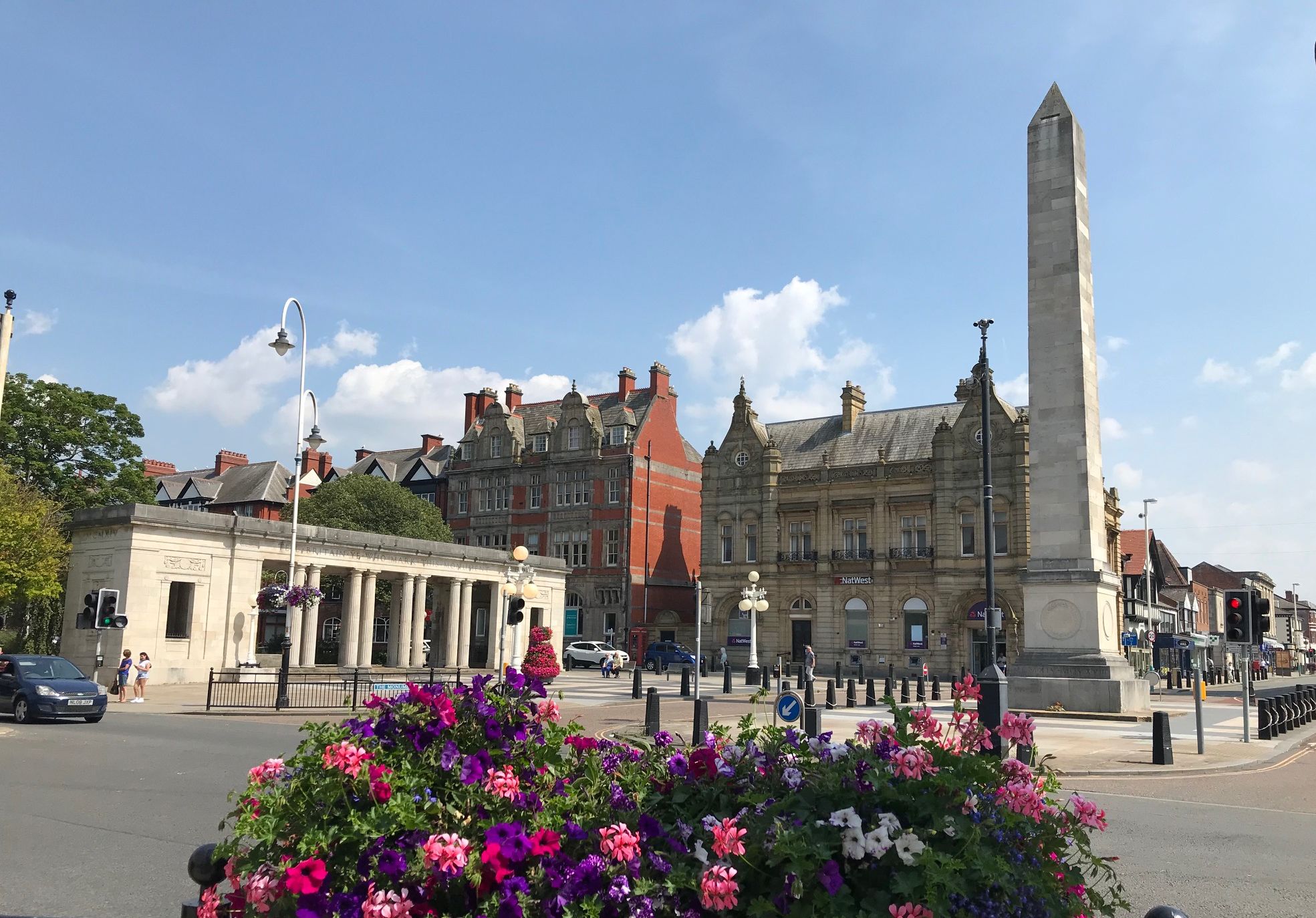 The Monument on Lord Street in Southport. Photo by Andrew Brown