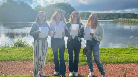Scarisbrick Hall School pupils celebrate over 70% achieving A*/A grades with a 100% pass rate