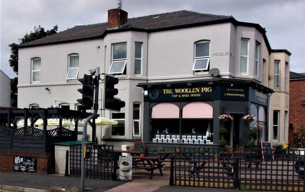 The Woollen Pig tap and bake house in Southport, Photo by Neville Grundy