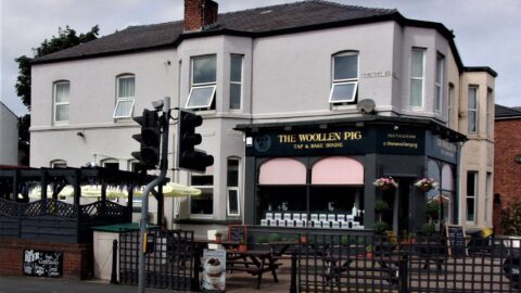 The Woollen Pig in Southport is a unique experience with a bar and a deli in one