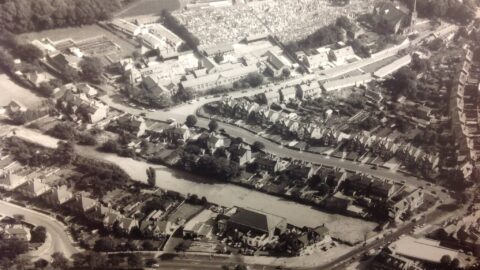 Historic aerial photo shows Churchtown in Southport in the 1960s
