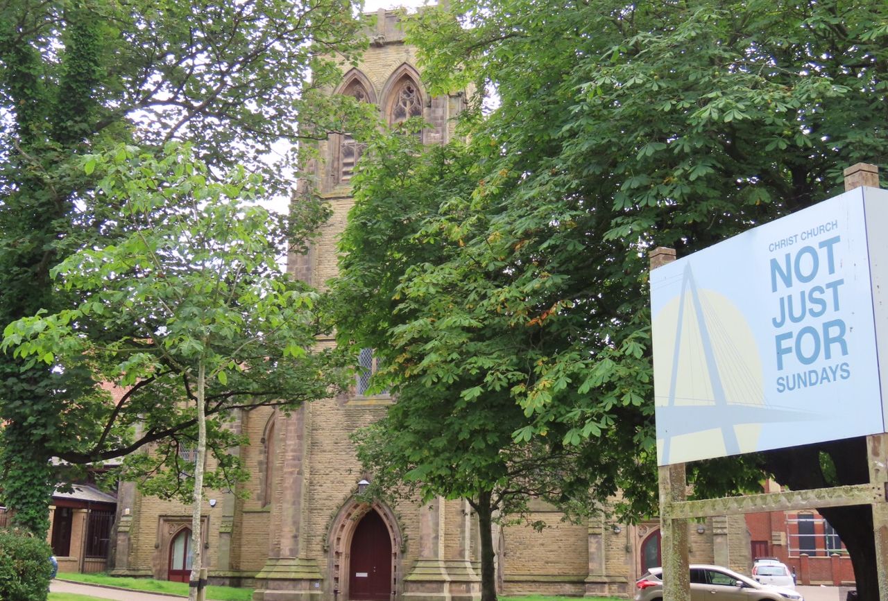 Christ Church on Lord Street in Southport. Photo by Andrew Brown Media