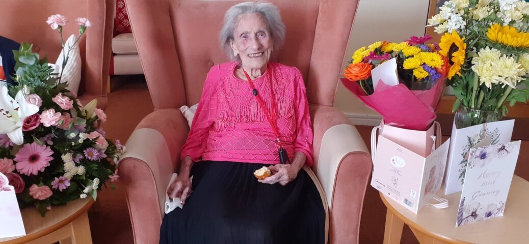 Clarice Tinlin from Southport has celebrated her 102nd birthday
