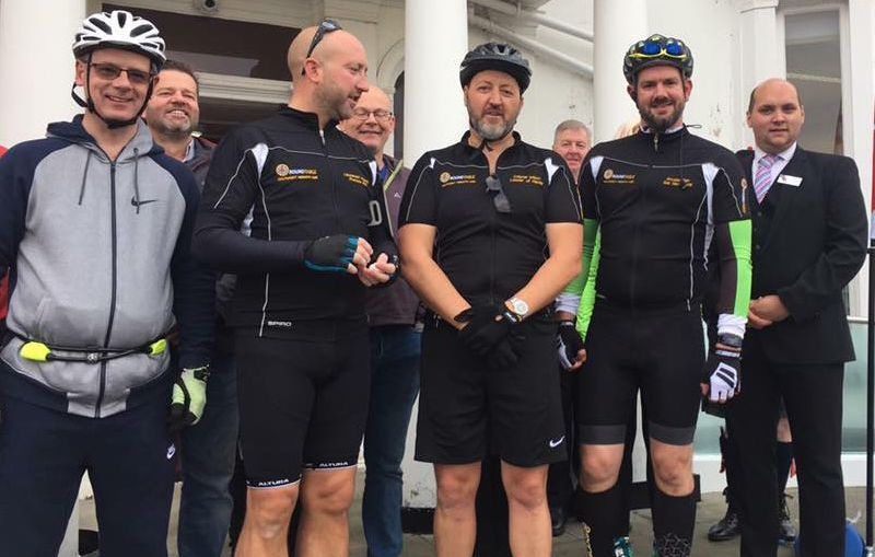 Riders from Southport Hesketh Round Table will be taking part in a cycle ride around the Clatterbridge Cancer Centres inspired by their friend, Dean Wilson (front, third left)