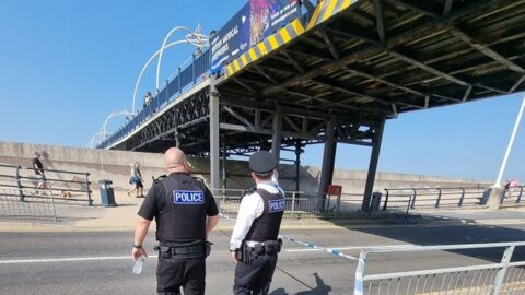 Lorry collides with Southport Pier closing road as Pier Pavilion remains open